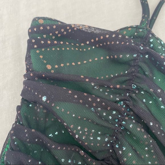 Laura Petite Small/Medium Green and Black Fairy dress - Picture 7 of 10